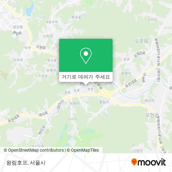 왕림호프 지도