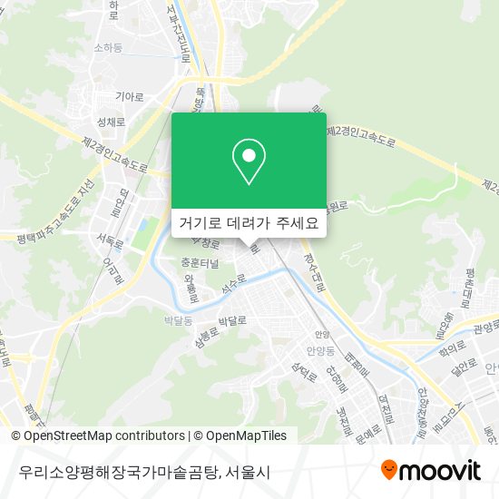 우리소양평해장국가마솥곰탕 지도