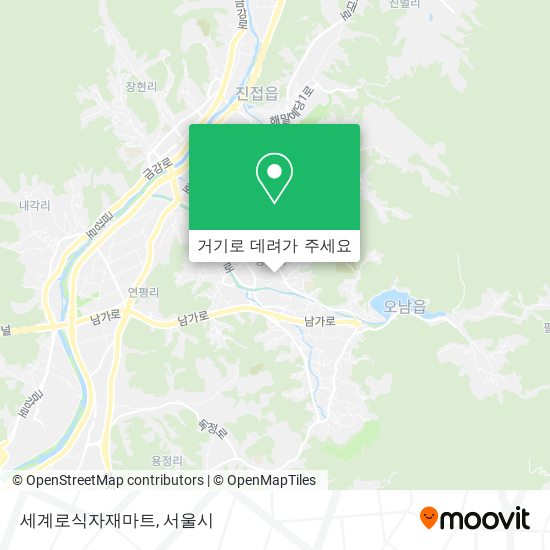 세계로식자재마트 지도