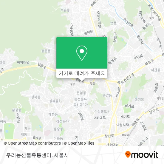 우리농산물유통센터 지도