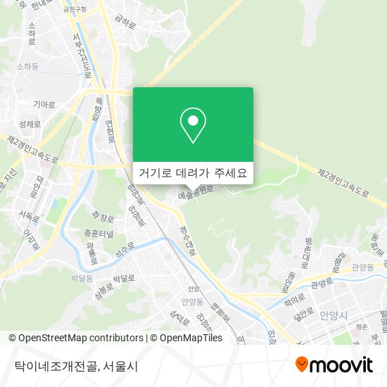 탁이네조개전골 지도