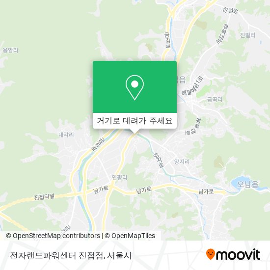 전자랜드파워센터 진접점 지도