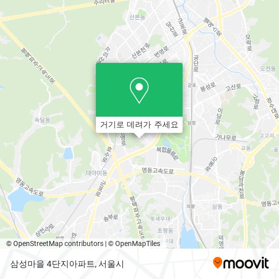 삼성마을 4단지아파트 지도