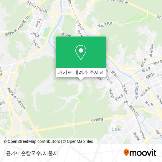 윤가네손칼국수 지도