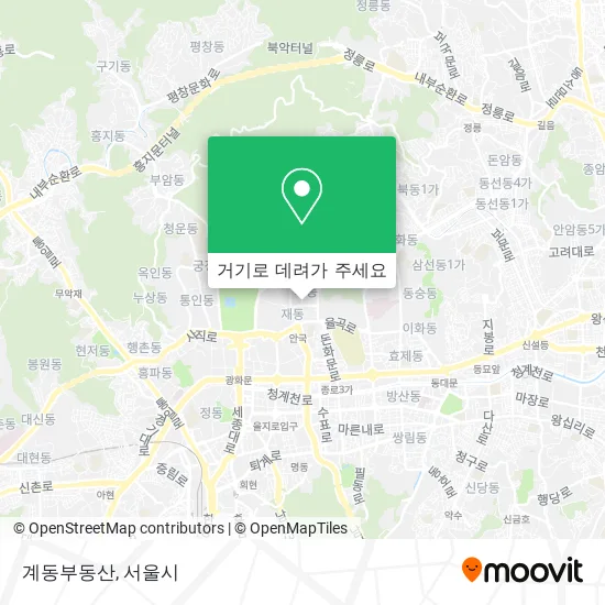 계동부동산 지도