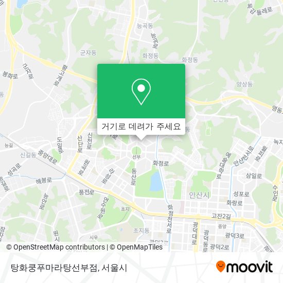 탕화쿵푸마라탕선부점 지도