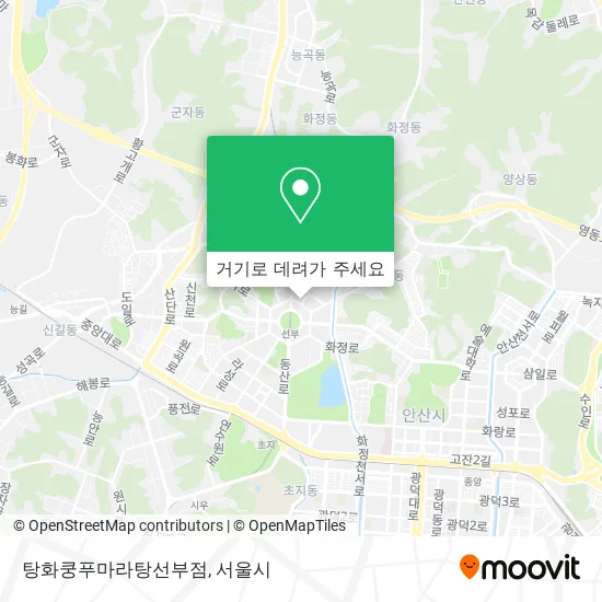 탕화쿵푸마라탕선부점 지도