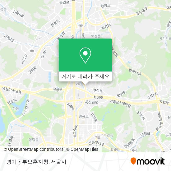 경기동부보훈지청 지도