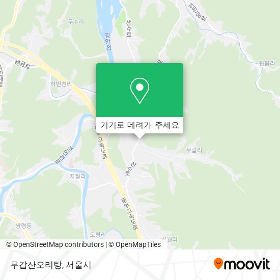 무갑산오리탕 지도