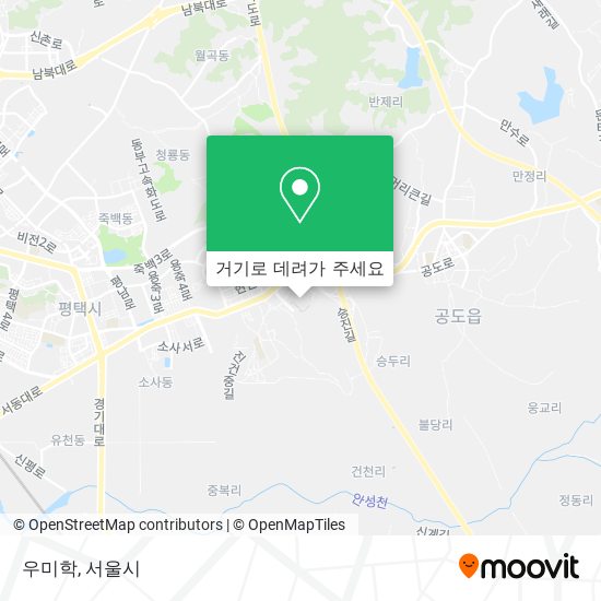 우미학 지도