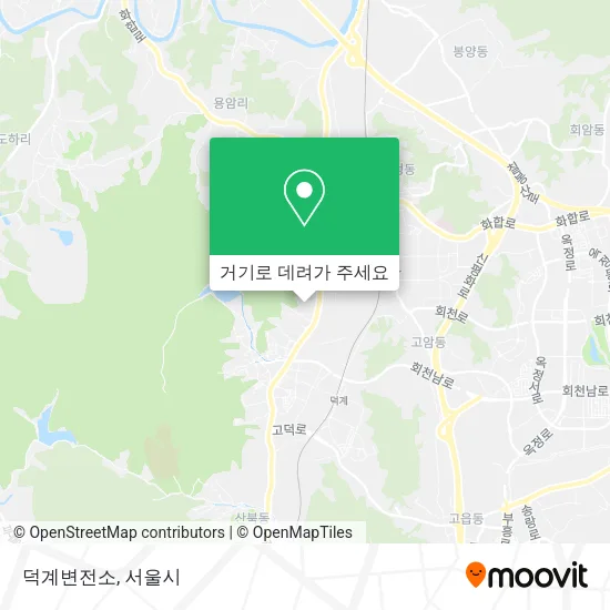 덕계변전소 지도