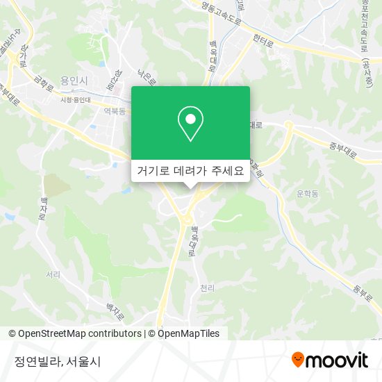 정연빌라 지도