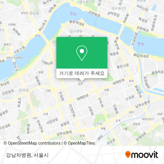 강남차병원 지도