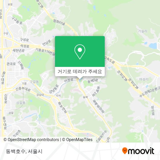 동백호수 지도