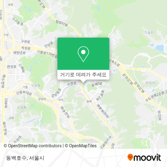 동백호수 지도