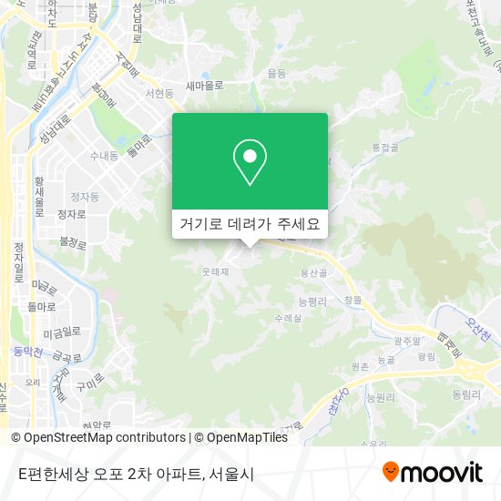 E편한세상 오포 2차 아파트 지도