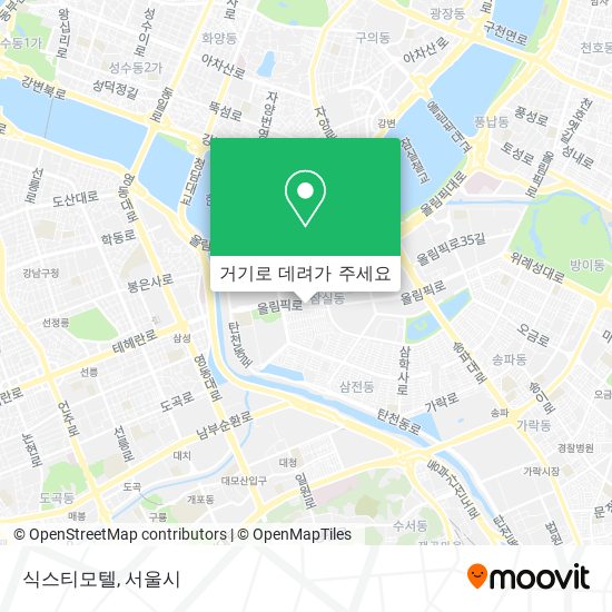 식스티모텔 지도