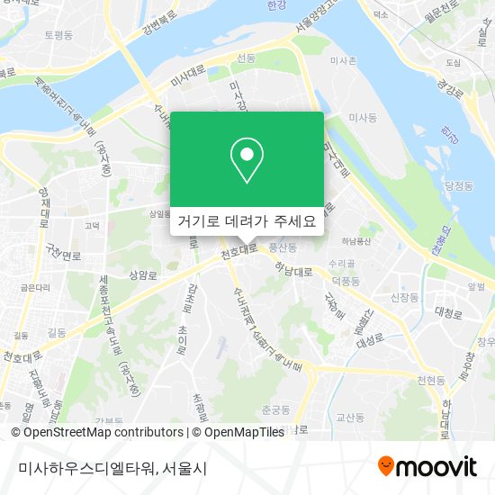 미사하우스디엘타워 지도