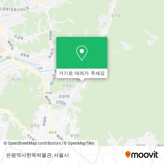 은평역사한옥박물관 지도