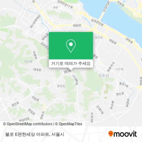 불로 E편한세상 아파트 지도