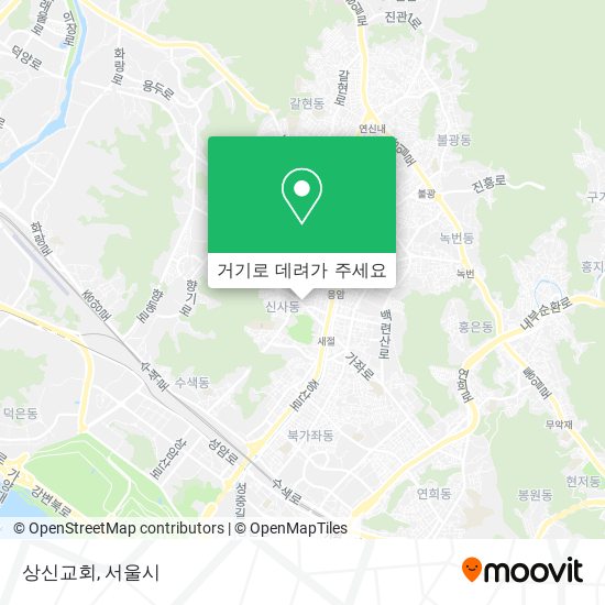 상신교회 지도