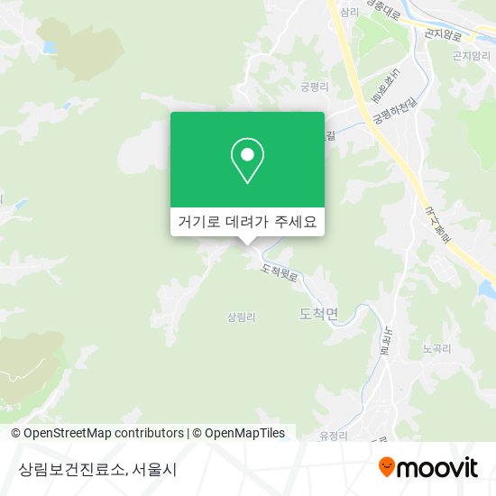 상림보건진료소 지도