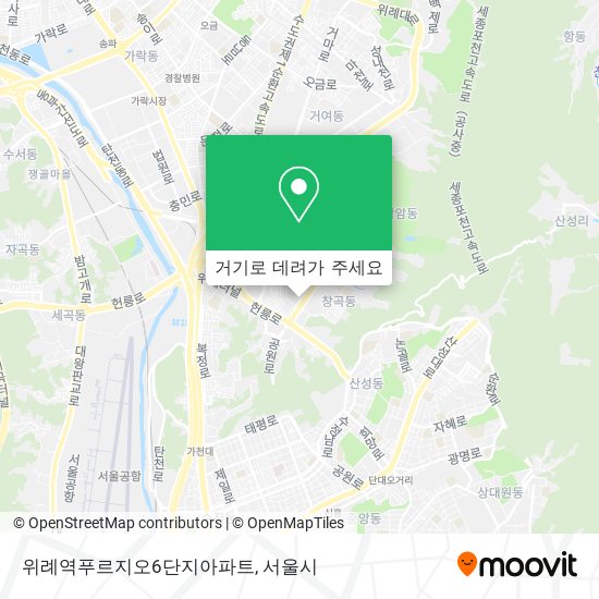 위례역푸르지오6단지아파트 지도