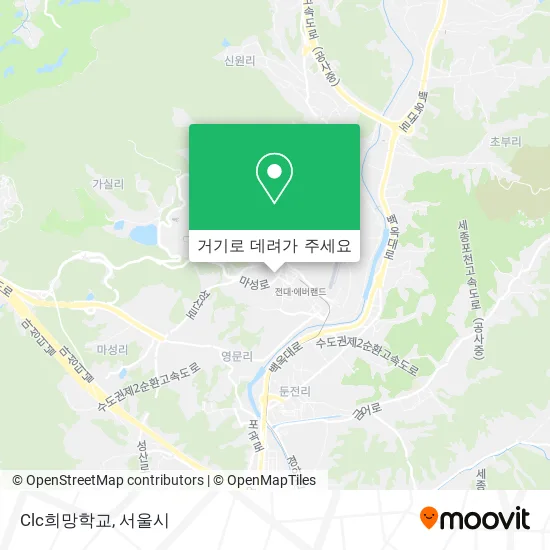 Clc희망학교 지도