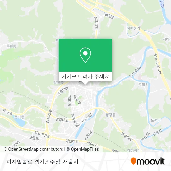 피자알볼로 경기광주점 지도