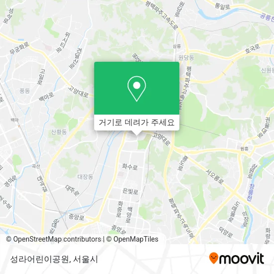 성라어린이공원 지도