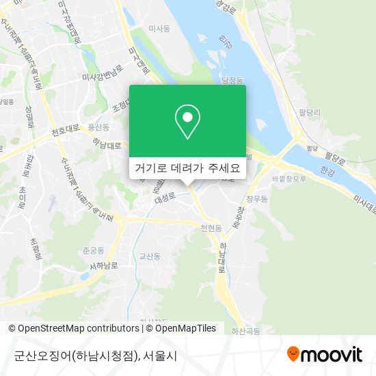 군산오징어(하남시청점) 지도