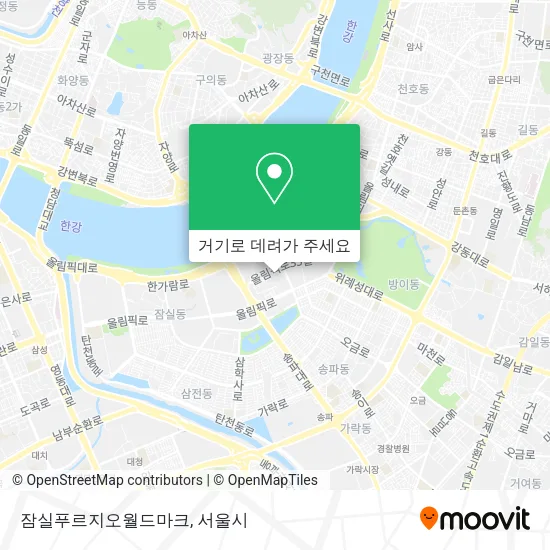 잠실푸르지오월드마크 지도