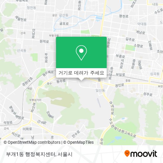 부개1동 행정복지센터 지도