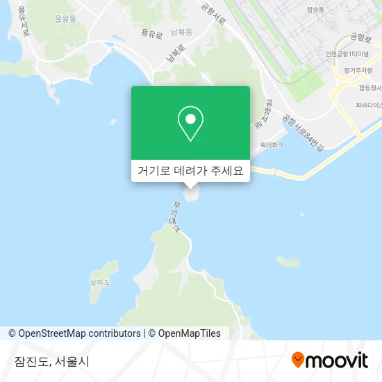 잠진도 지도