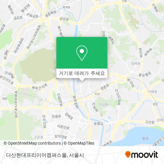 다산현대프리미어캠퍼스몰 지도