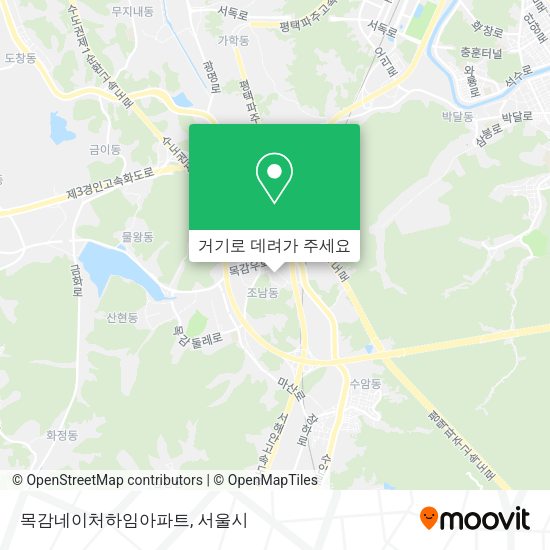 목감네이처하임아파트 지도