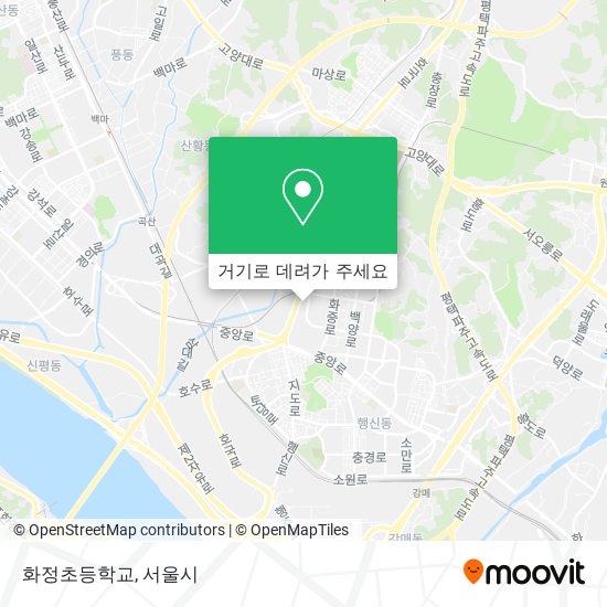 화정초등학교 지도