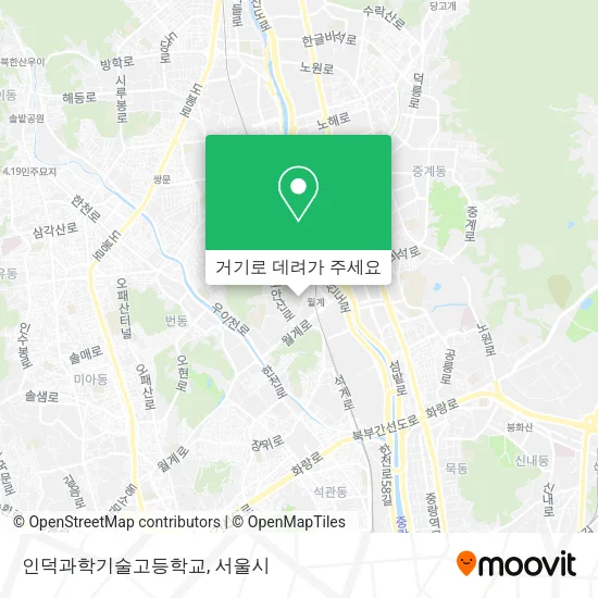 인덕과학기술고등학교 지도