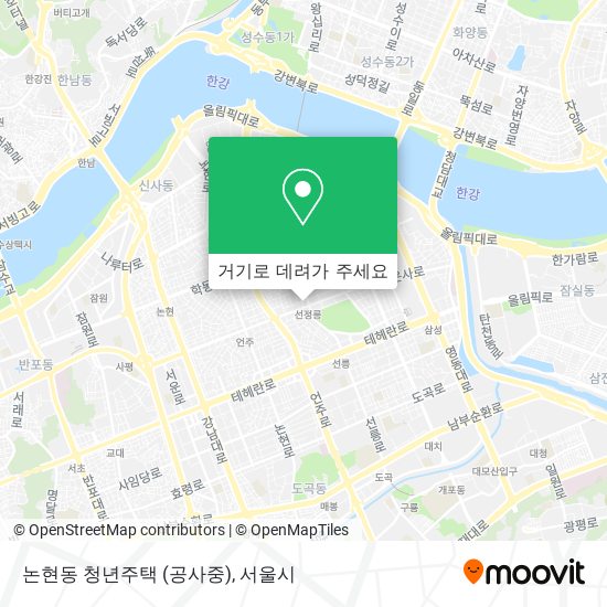 논현동 청년주택 (공사중) 지도