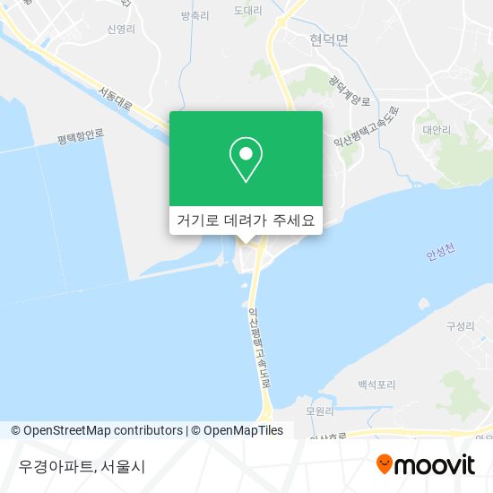 우경아파트 지도