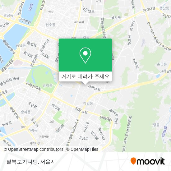 팔복도가니탕 지도