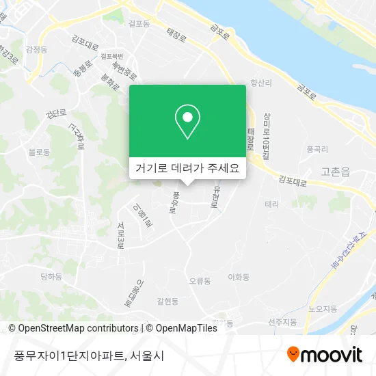 풍무자이1단지아파트 지도