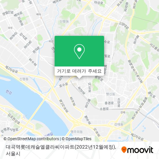 대곡역롯데캐슬엘클라씨아파트(2022년12월예정) 지도