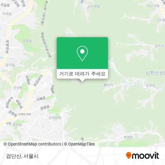 검단산 지도