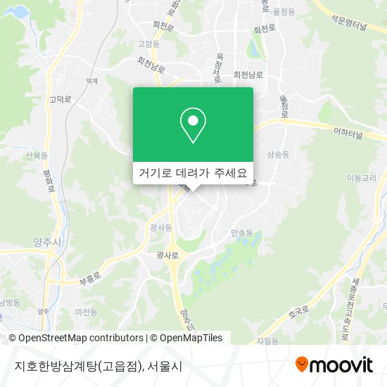 지호한방삼계탕(고읍점) 지도