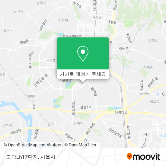 고덕Lh17단지 지도