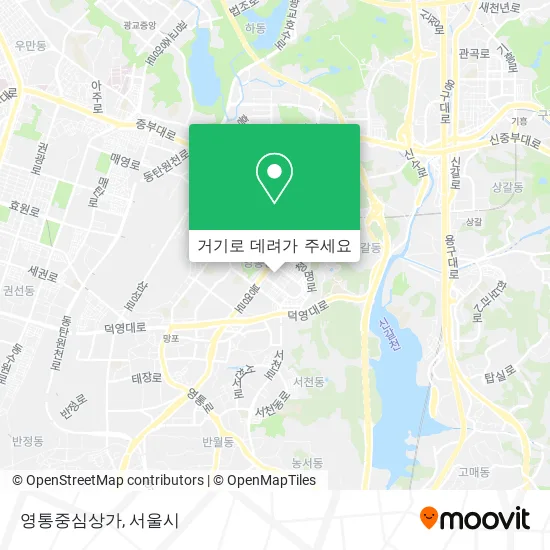 영통중심상가 지도