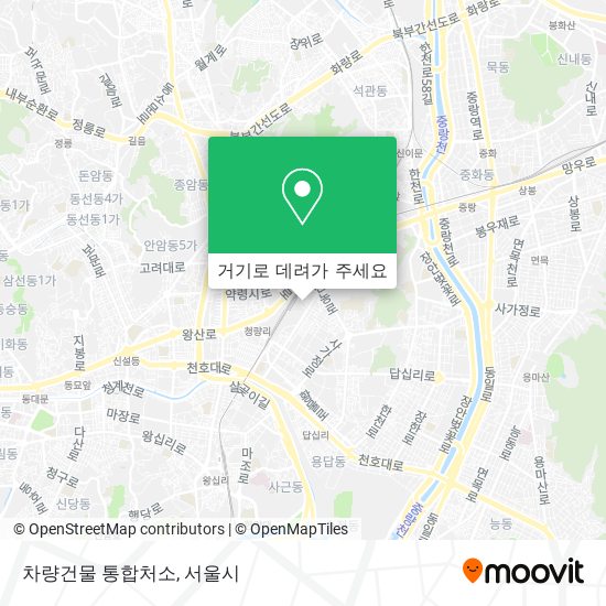 차량건물 통합처소 지도