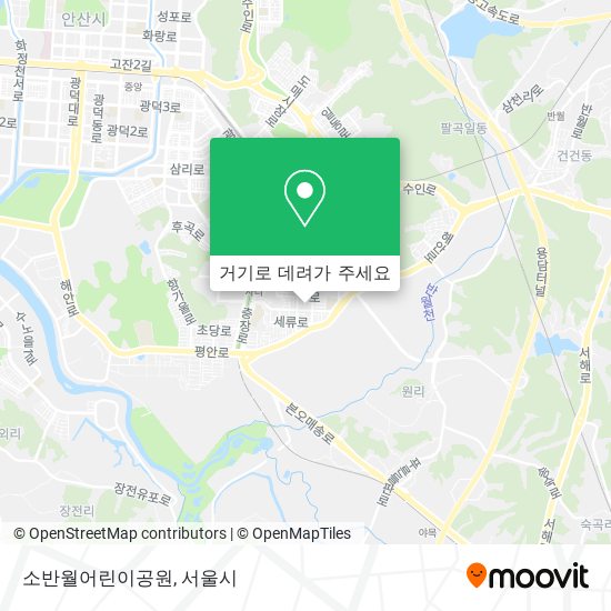 소반월어린이공원 지도