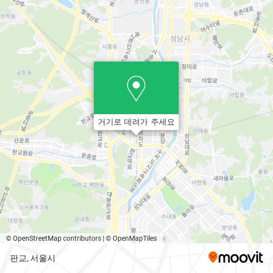 판교 지도